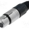 NC7FX_Φύσα; XLR; θηλυκά; PIN: 7; ευθύς; για αγωγό; κόλληση; 3