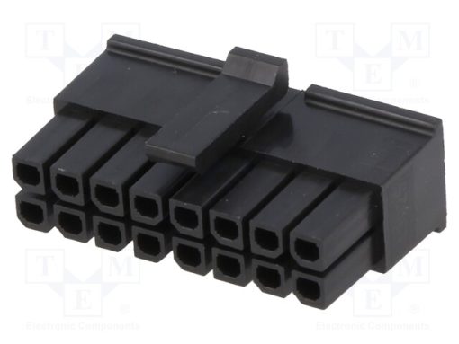 430251600_Φύσα; αγωγού-πλακέτας; θηλυκά; Micro-Fit 3.0; 3mm; PIN: 16