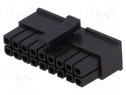 430251800_Φύσα; αγωγού-πλακέτας; θηλυκά; Micro-Fit 3.0; 3mm; PIN: 18