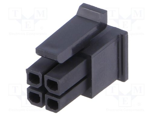 430250400_Φύσα; αγωγού-πλακέτας; θηλυκά; Micro-Fit 3.0; 3mm; PIN: 4