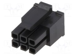 430250600_Φύσα; αγωγού-πλακέτας; θηλυκά; Micro-Fit 3.0; 3mm; PIN: 6