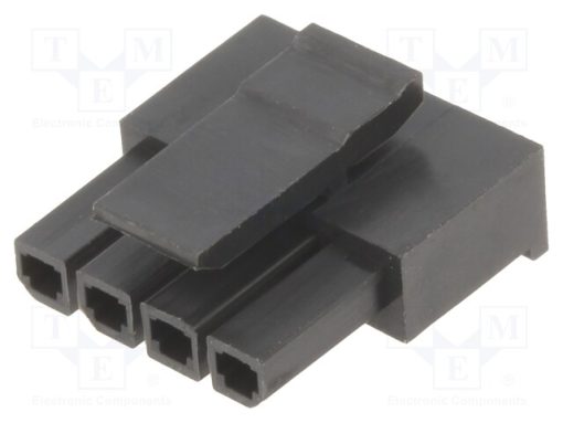 10136653-04GLF_Φύσα; αγωγού-πλακέτας; θηλυκά; Minitek® Pwr 3.0; 3mm; PIN: 4; FCI