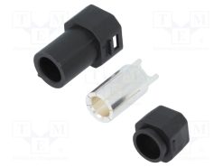 AS250F BLACK_Φύσα; τροφοδοτικά DC; AS250; θηλυκά; PIN: 1; για αγωγό; κόλληση